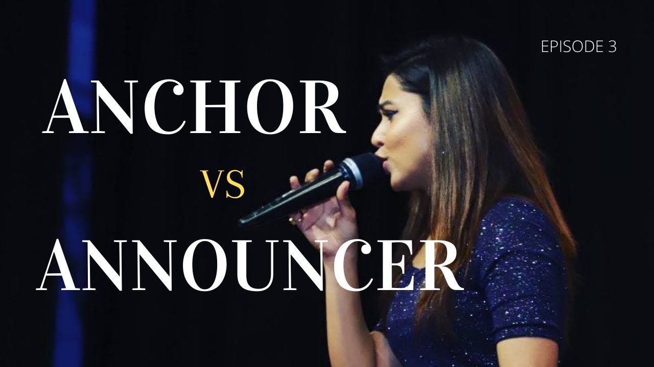 What Is Difference Between ANCHOR vs ANNOUNCER / SECERET TIPS