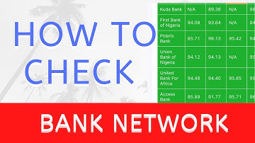 How to check if a bank network is good or not before using POS (latest method)