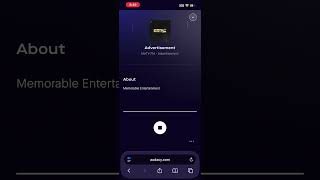Audacy’s “outside the US” message
