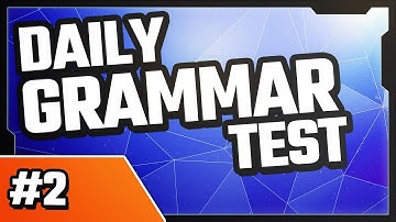 Daily Grammar Test 2 - It