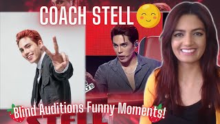 COACH STELL's Funny moments during the blind auditions on The Voice Generations PH! 🍓❤️👑