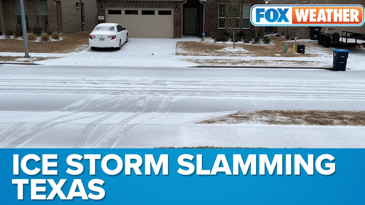 Ice Storm Threat Could Last Into Thursday For Texas - YouTube