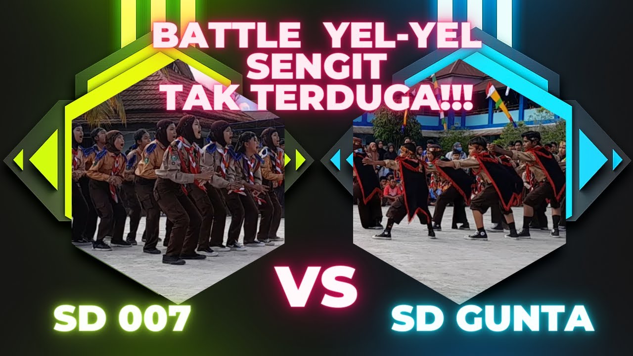 Battle yel-yel paling tak terduga!!! antara SD 7 vs SD Gunung Tabur || GALAKSI V 2024