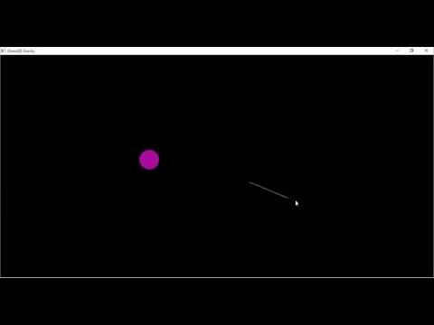 [Direct2D] 2D Gravity Simulaton