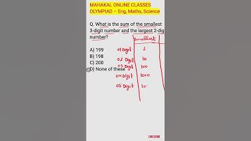 Maths olympiad exam class 3 #olympiad #matholympiad2025 #olympiadmocktest
