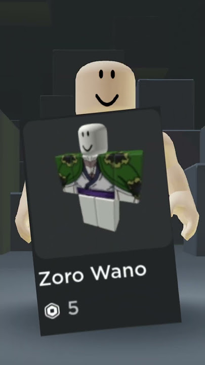 How to make Zoro outfit in Roblox For Free!