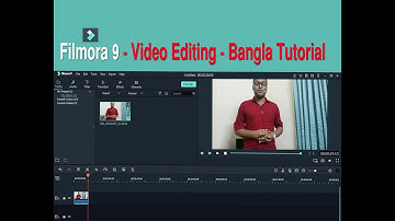 Filmora9 video editing  Tutorial in Bangla