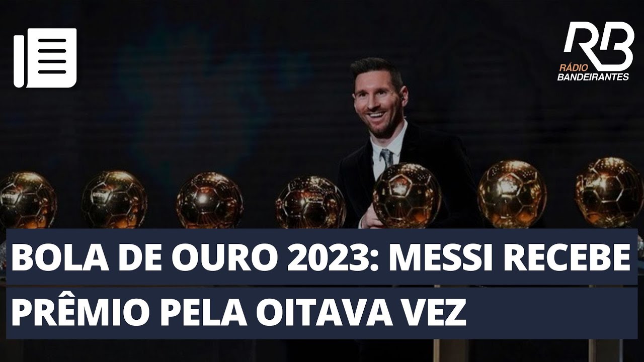 Messi conquista Bola de Ouro de melhor do mundo pela 8ª vez