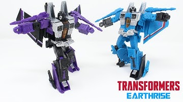 Transformers Earthrise Cybertronian Villians Skywarp en Thundercracker recensie