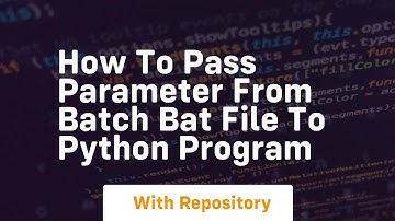 How to pass parameter from batch bat file to python program