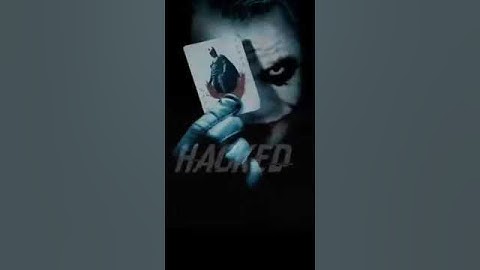 Hijacked with joker|| Attitude Hacking Full Screen status