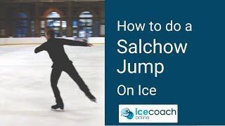 Ice Skating Tutorial - How to do a Salchow Jump On Ice