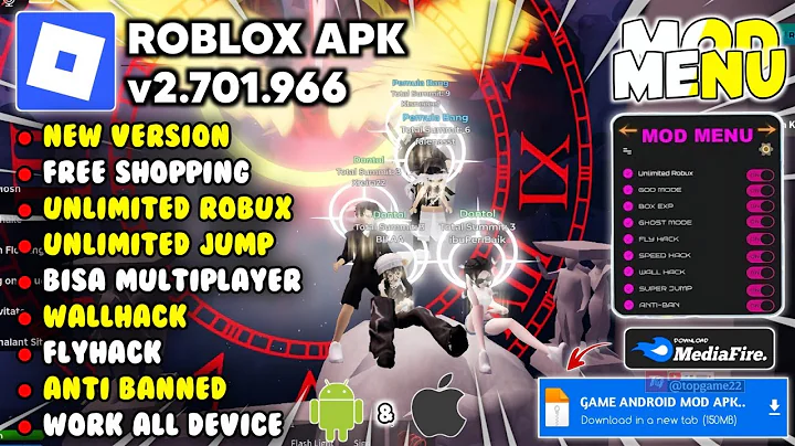 ROBLOX MOD MENU APK v2.701.966 Unlimited Robux | Roblox Mod Apk Unlimited Robux | Roblox Mod 2025