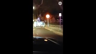 Dashcam video shows 12-year-old Michigan boy taking stolen forklift on joyride, police say