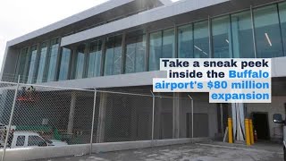 Watch now: A sneak peek inside the Buffalo airport's $80 million expansion