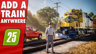 How to Add Trains to ANY Map in FS25! | Jweezy Train Mod Review 🚂 screenshot 5