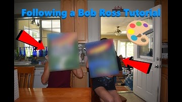Following A Bob Ross Tutorial Ft. Surprise Guest