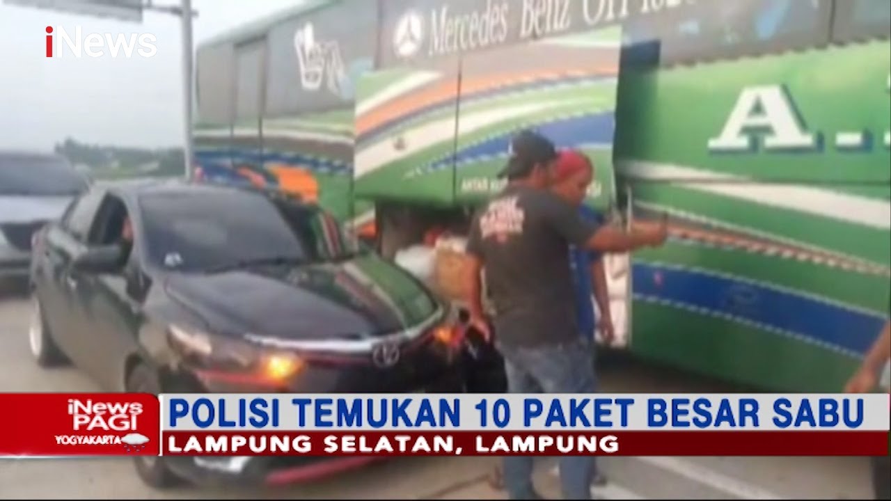 Polisi Kerja Bus Bawa Narkoba, Petugas Amankan 10 Paket Sabu dan 2 Wanita Kurir - iNews Pagi 06/04