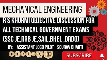 SOM||Lecture-1|| R S khurmi objective Discussion|| For all technical government exams|