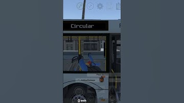 PBSU announcement Route 767 Vila Octavia b circular shuttle