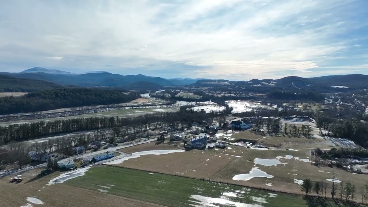 January 15th Drone Fly Over, Upper Plain, Bradford, VT 05033
