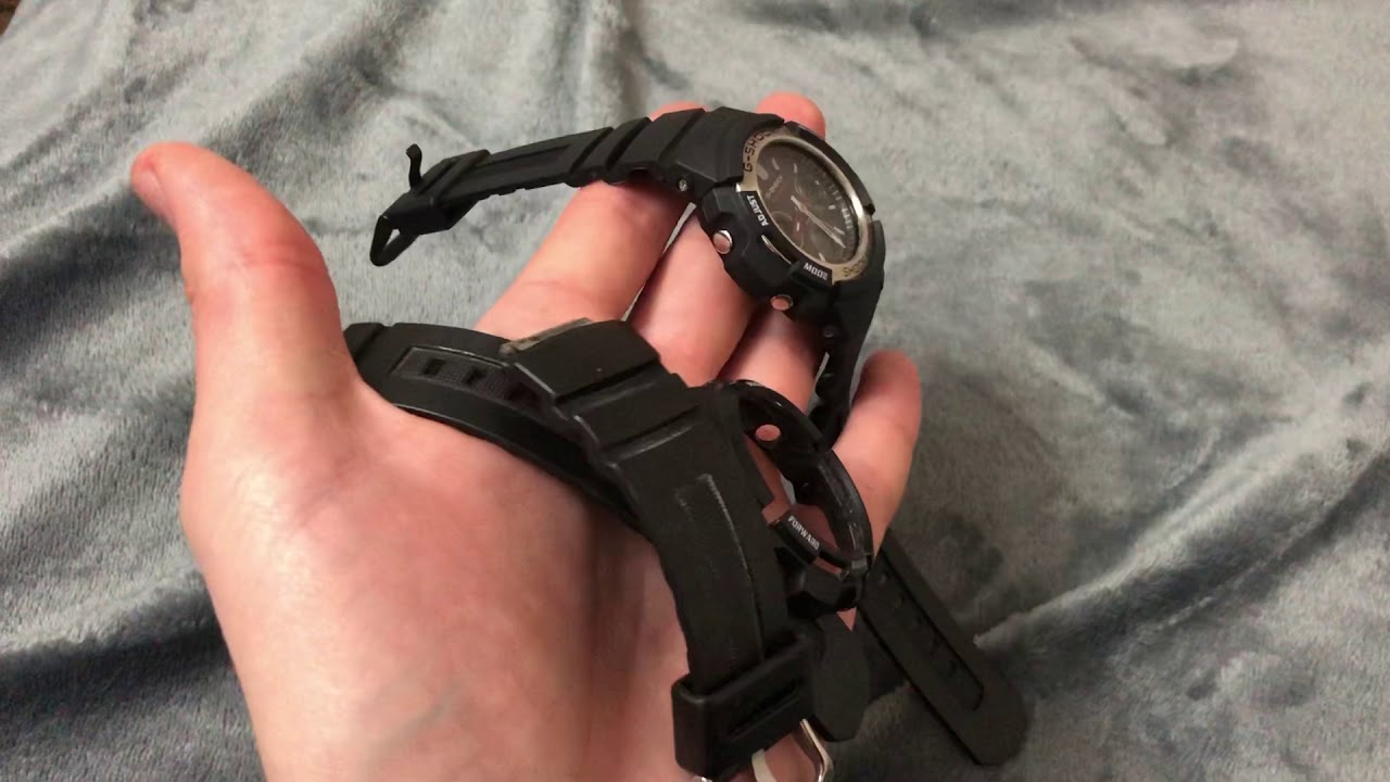 Замена ремешка и корпуса на Casio G-shock - YouTube