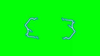 Green screen efek listrik