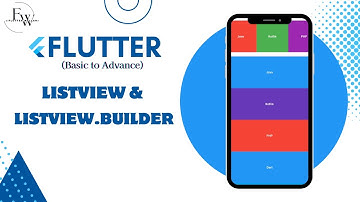 Flutter : How to create horizontal ListView | Flutter ListView | ListView & ListView.Builder