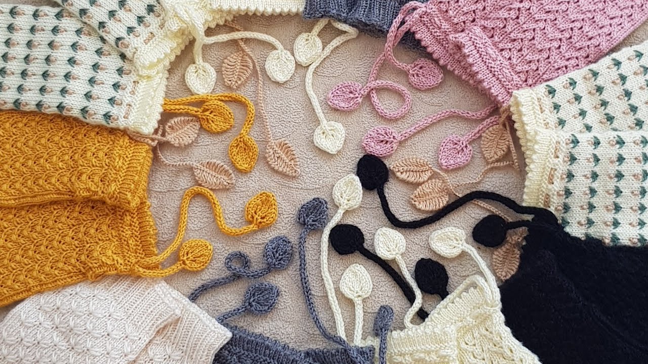 Yapraklı çorap bağcığı yapımı