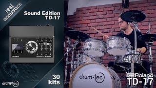 Roland TD17 Real Acoustics Sound Edition: Custom kits by drumtec