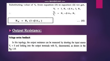Voltage Series Feedback amplifier -  Derivation.