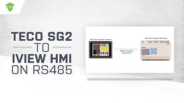 TECO SG2 to iVIEW HMI on Modbus RTU