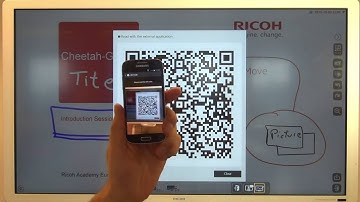 The Ricoh Interactive Whiteboard has many interesting features.
