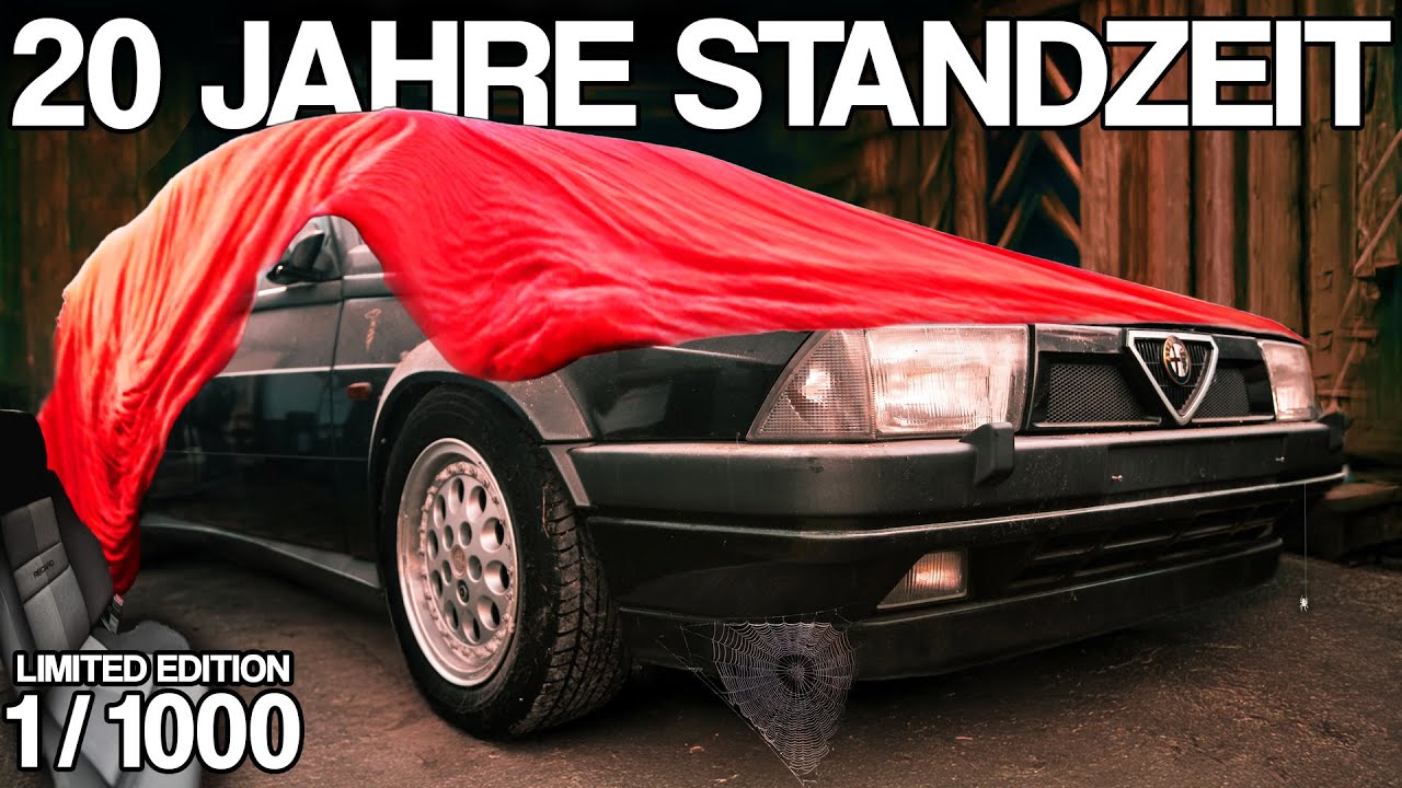 ich RETTE einen SELTENEN italienischen SPORTWAGEN nach 20 Jahren Standzeit - Alfa 75 limited edition
