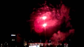 Fireworks to Black Keys music - Canal Park, Akron