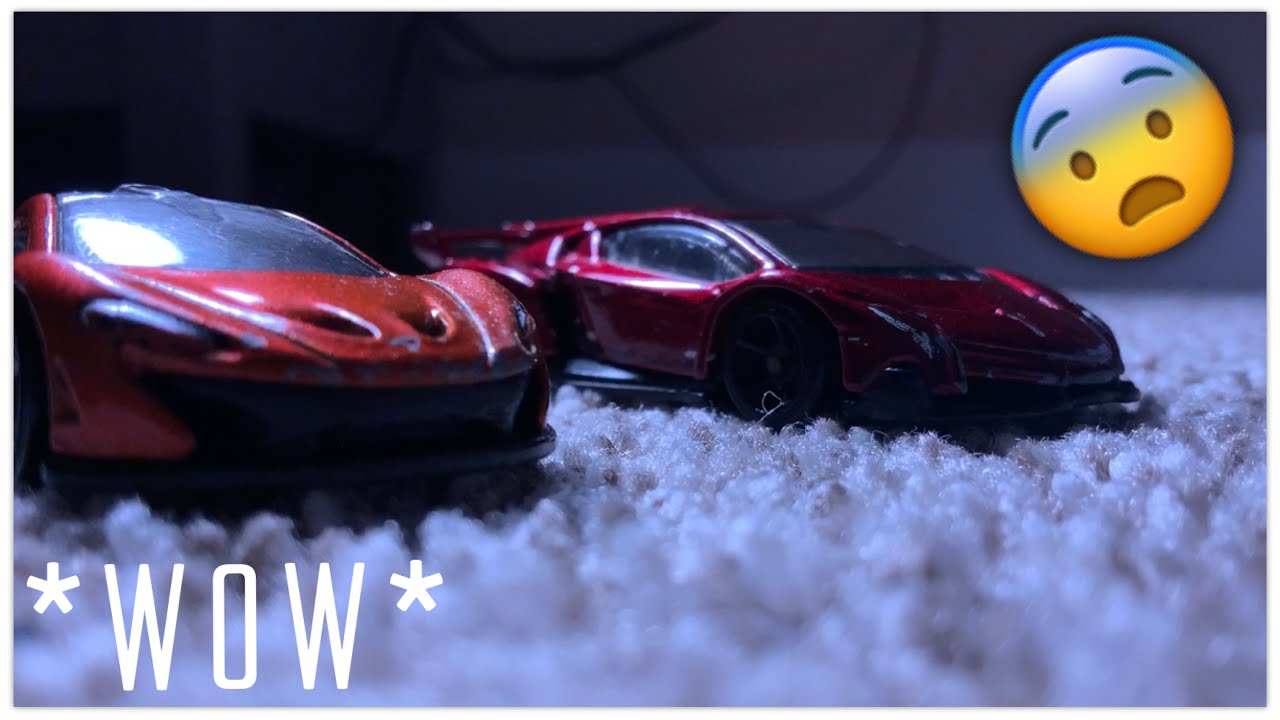 McLaren P1 VS Veneno Stop Motion Drag Race! YouTube