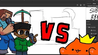 me vs Steve & Bbpanzu (FNF Mods)