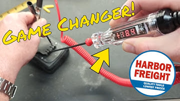 ICON Professional Digital Display Circuit Light Tester with Interchangeable Shanks