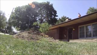 front flip off house