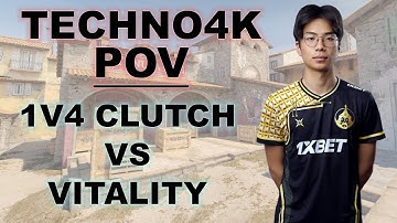 POV: Techno4K 1v4 Clutch | Mongolz Vs Vitality | IEM Rio 2024