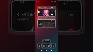 iOS Glass + Dark Theme KLWP Setup