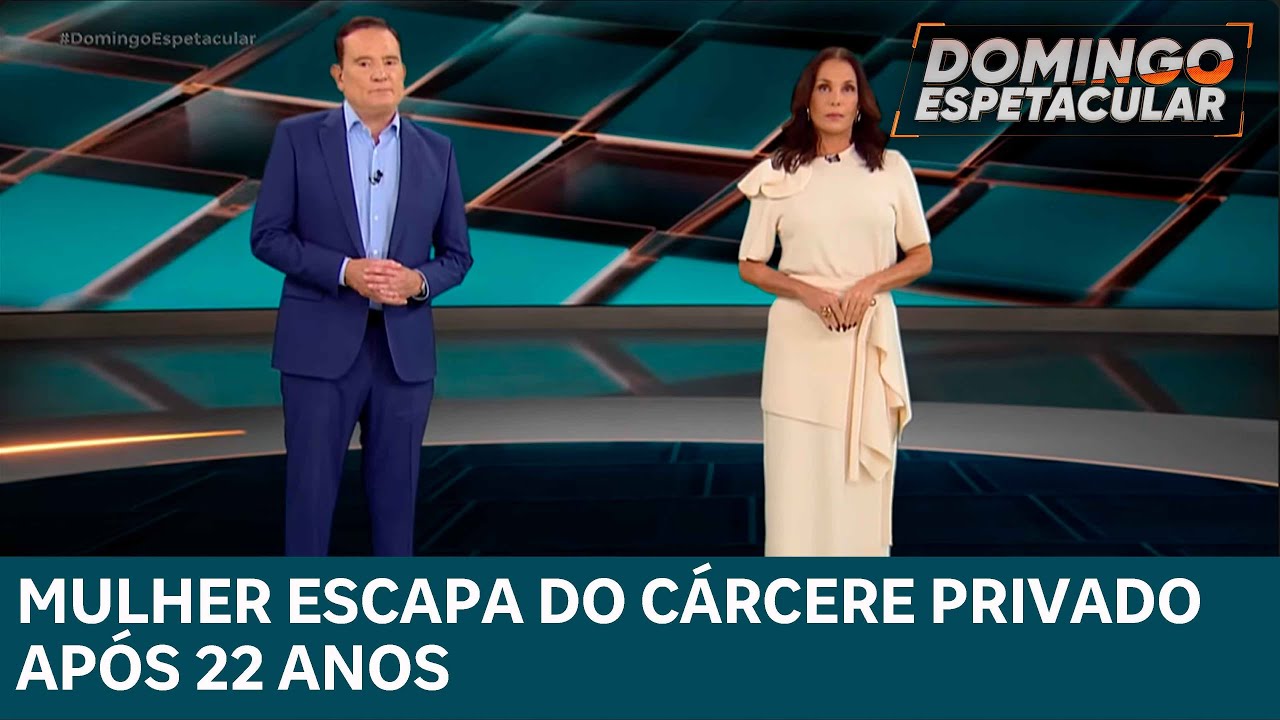 Mulher escapa de cárcere privado após 22 anos, e homem é preso | DOMINGO ESPETACULAR