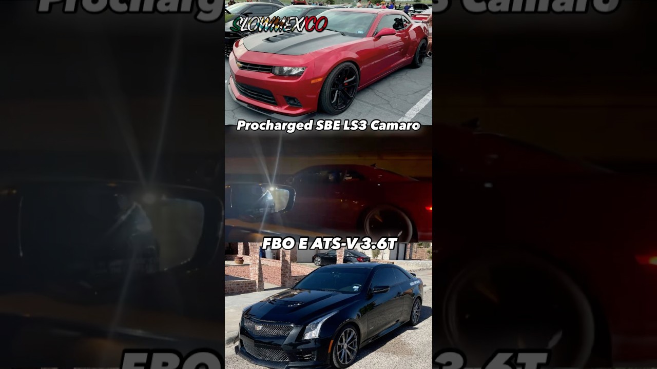 FBO E ATSV vs Procharged Camaro LS3 | Roll Race