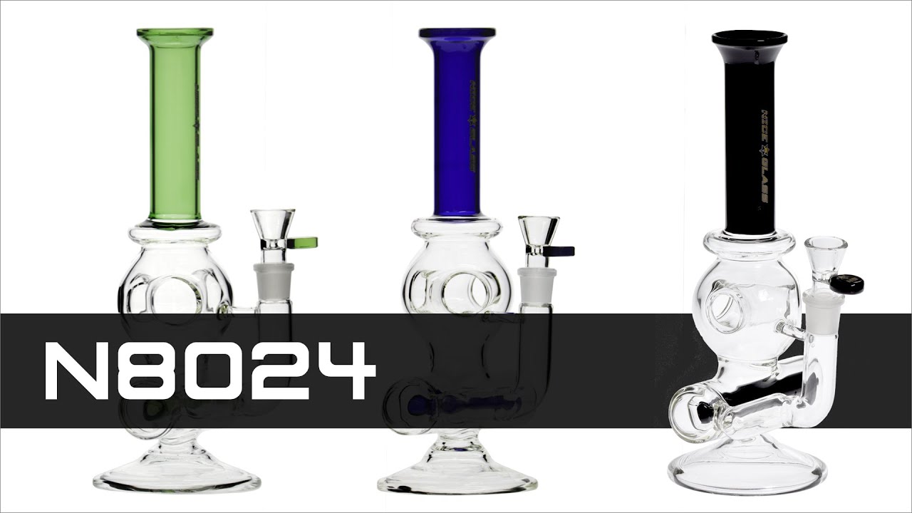 N8024 | NG NICE GLASS Triple Cross Hole Straight