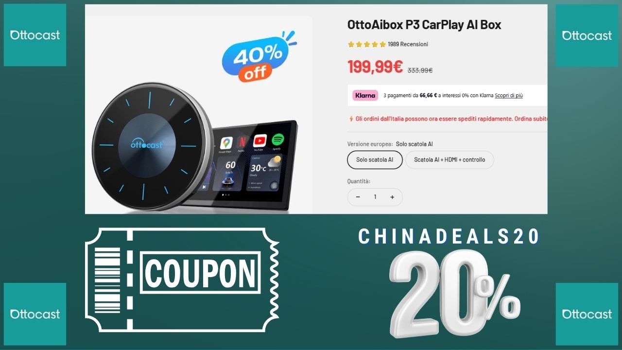OTTOCAST P3 DISCOUNT CODE 20% 👉 CHINADEALS20 👉 COUPON CODE 20%  👉 CHINADEALS20