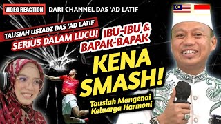 🇮🇩 REACTION TAUSIAH USTADZ DAS 'AD LATIF SMASH IBU-IBU! | Bapak-bapak Pun Kena Juga! LUCU!