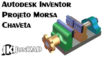 Projeto morsa - Autodesk Inventor - Chaveta