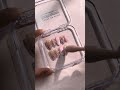 ASMR Packing | Nude Pink & Latte Floral Press-On Nails — Your New Everyday Elegance #nails #nailart