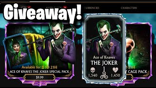 MK Mobile Joker Special Pack Opening! Giveaway Free Souls! Ace of Knaves Joker