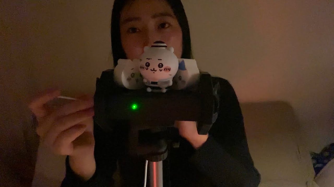 ASMR ちいかわグッズ　綿棒耳かき　ささやき